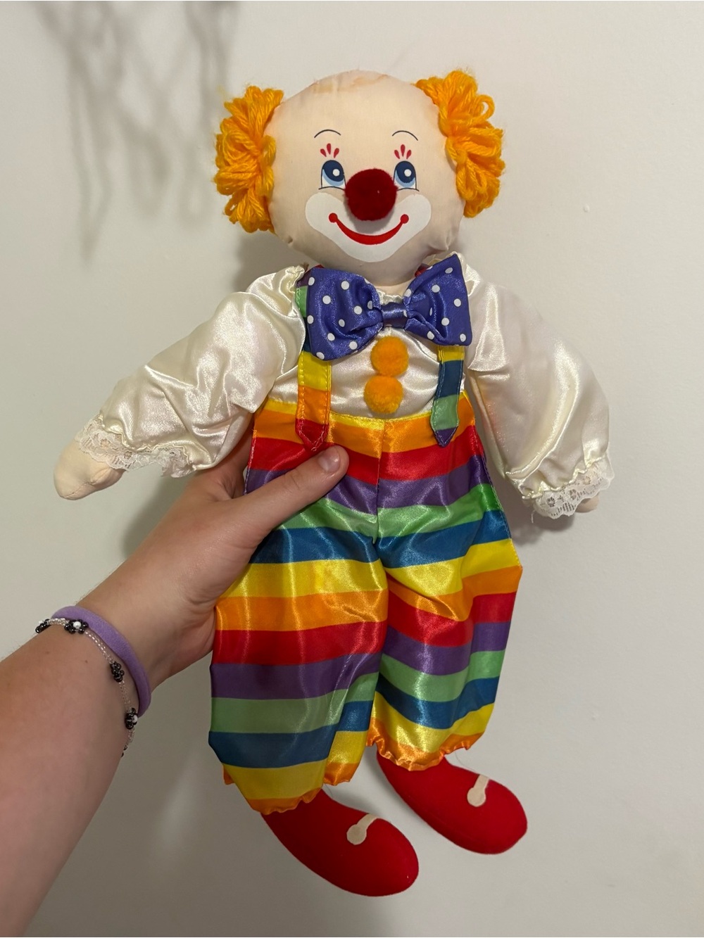 Rare vintage Charlie the Clown - Russ Berrie & Co